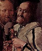 LA TOUR, Georges de Schlagerei der Musikanten oil on canvas